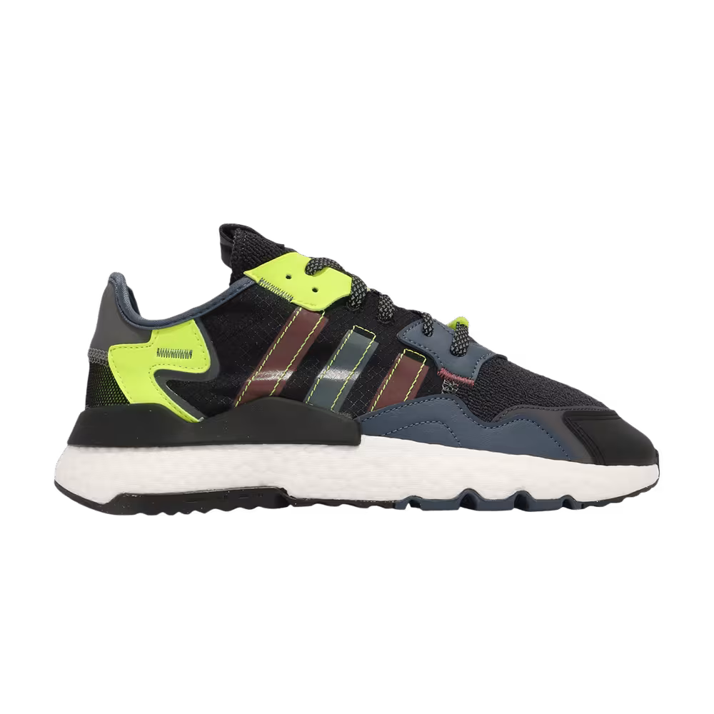 Adidas Nite Jogger Grey Blue Yellow