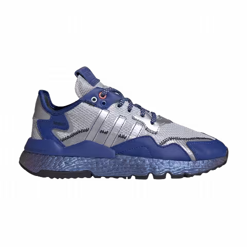 Adidas Wmns Nite Jogger 'Silver Metallic Royal Blue'