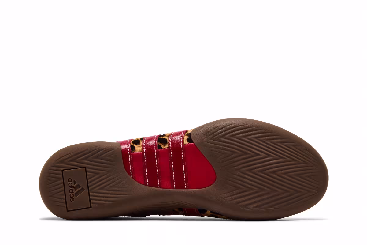 adidas Women's Taekwondo Mei Ballet Off White Team Victory Red, view 5