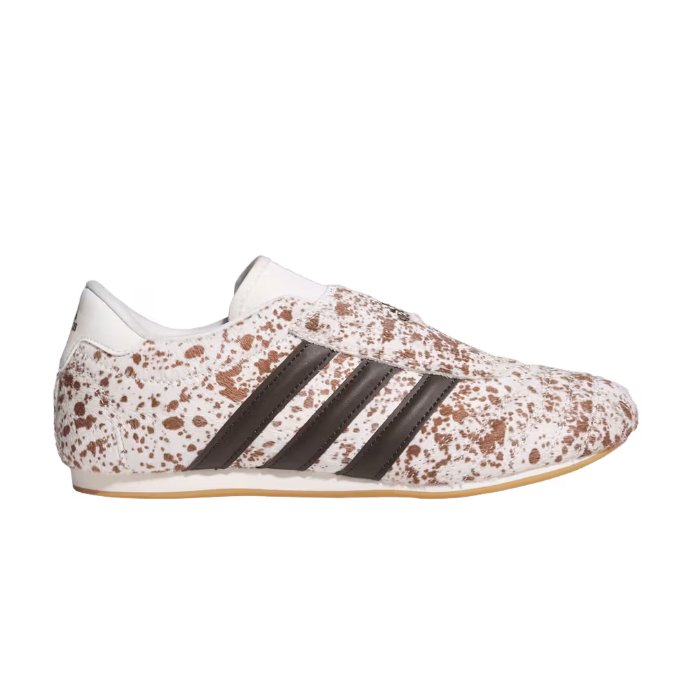 adidas Women's Taekwondo Pony Print - Off White Dark Brown