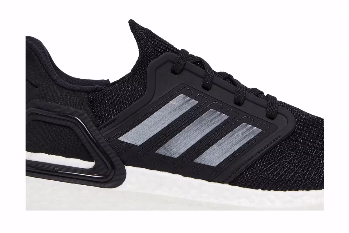 adidas UltraBoost 20 Black Night Metallic Grey, view 3