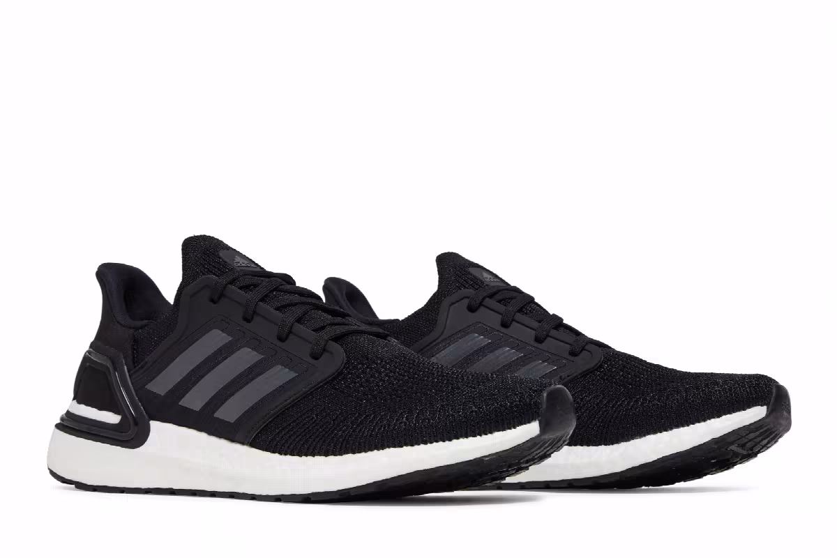 adidas UltraBoost 20 Black Night Metallic Grey, view 9