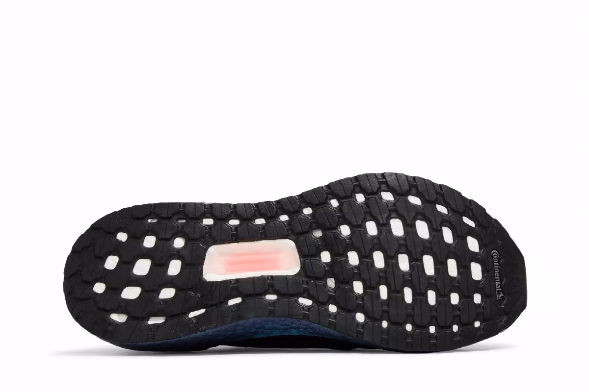adidas UltraBoost 20 Black Signal Cyan, view 5