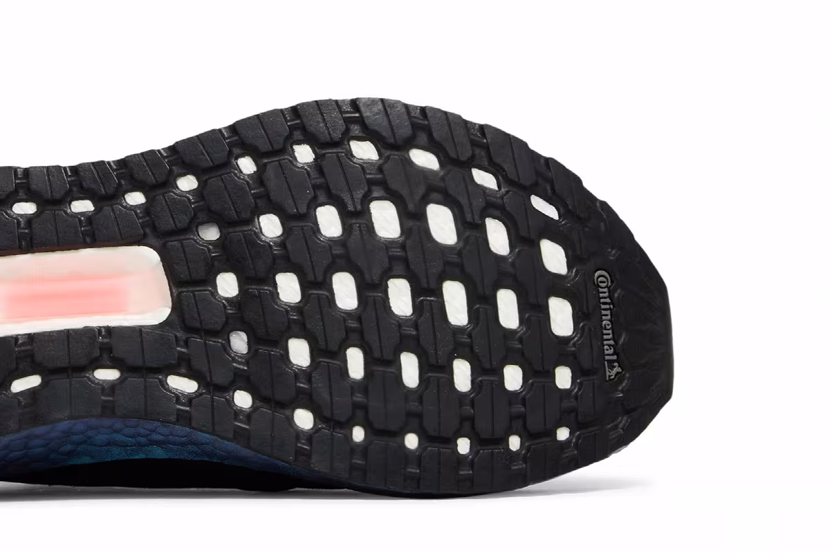 adidas UltraBoost 20 Black Signal Cyan, view 6