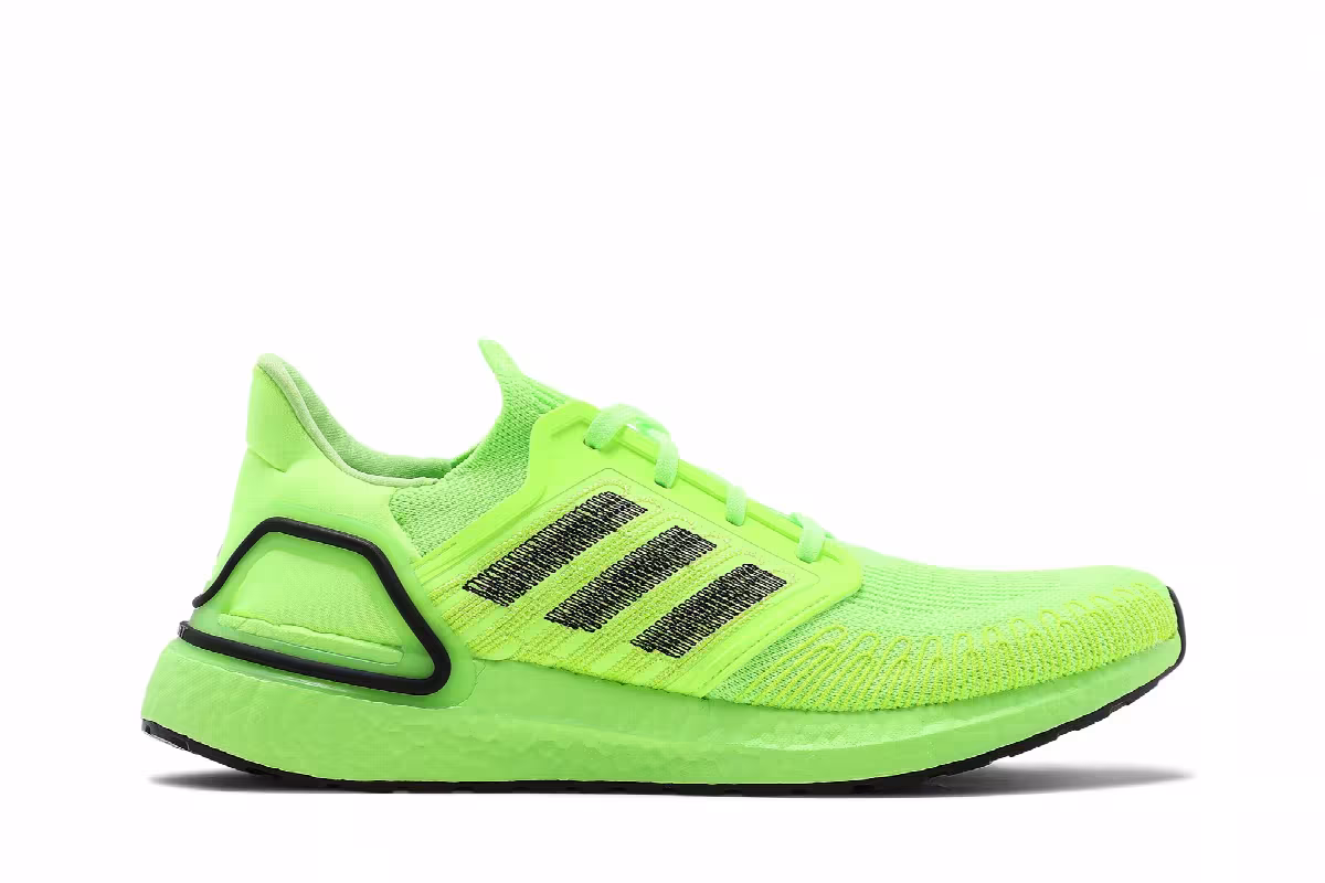 adidas UltraBoost 20 Signal Green, view 2
