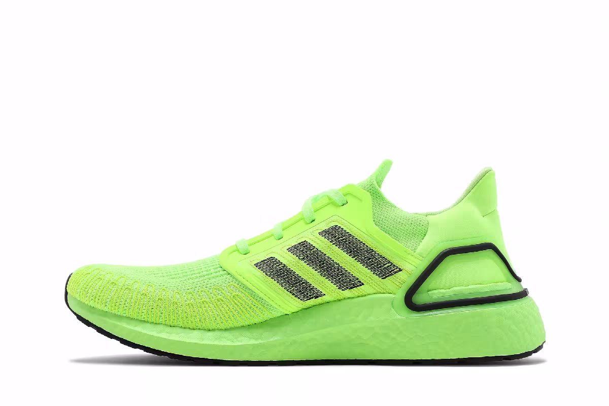 adidas UltraBoost 20 Signal Green, view 4