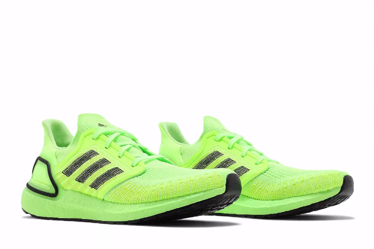 adidas UltraBoost 20 Signal Green, view 9