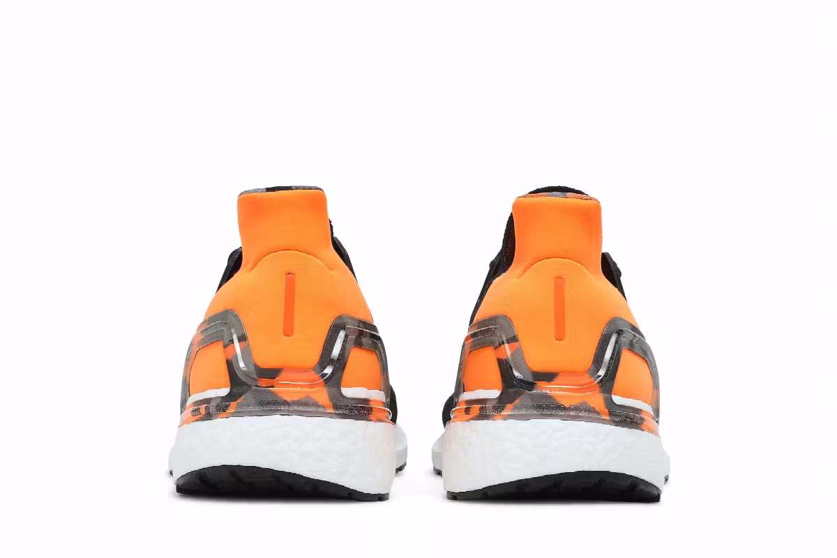 adidas UltraBoost 20 Black Signal Orange, view 7