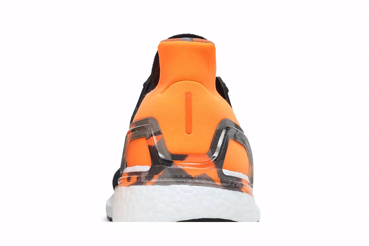 adidas UltraBoost 20 Black Signal Orange, view 8