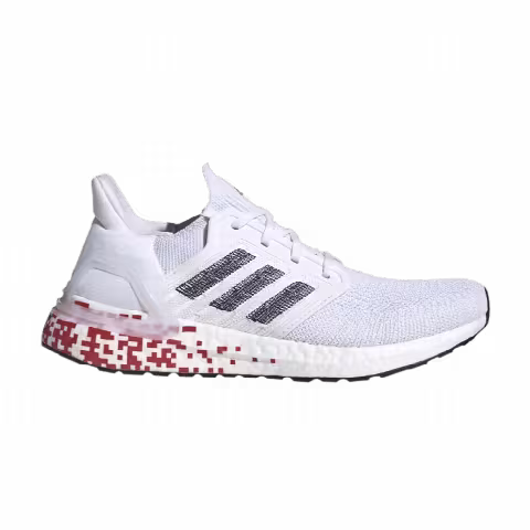 Adidas Wmns UltraBoost 20 'Digital Pixel - White Scarlet'