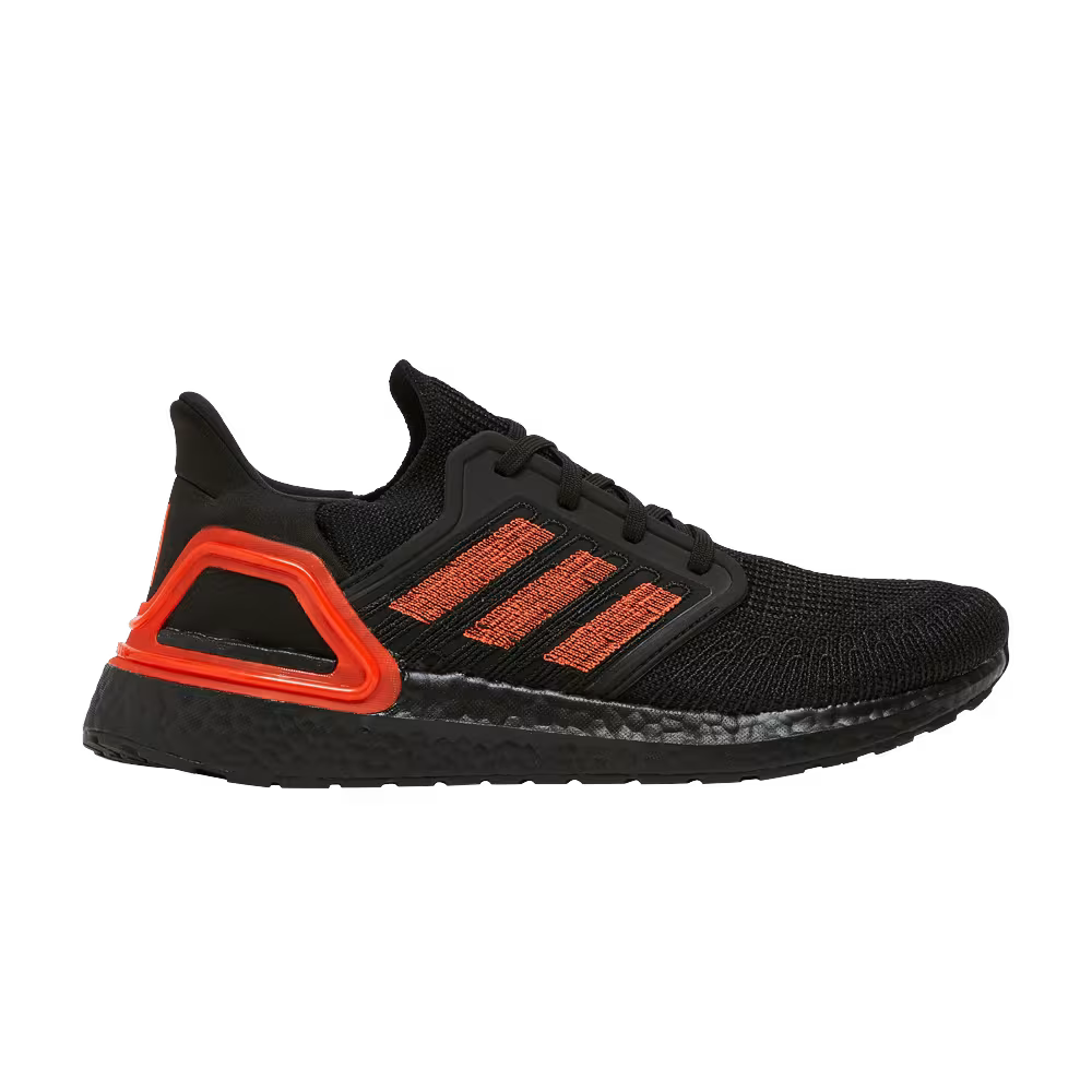Adidas UltraBoost 20 Black Solar Red