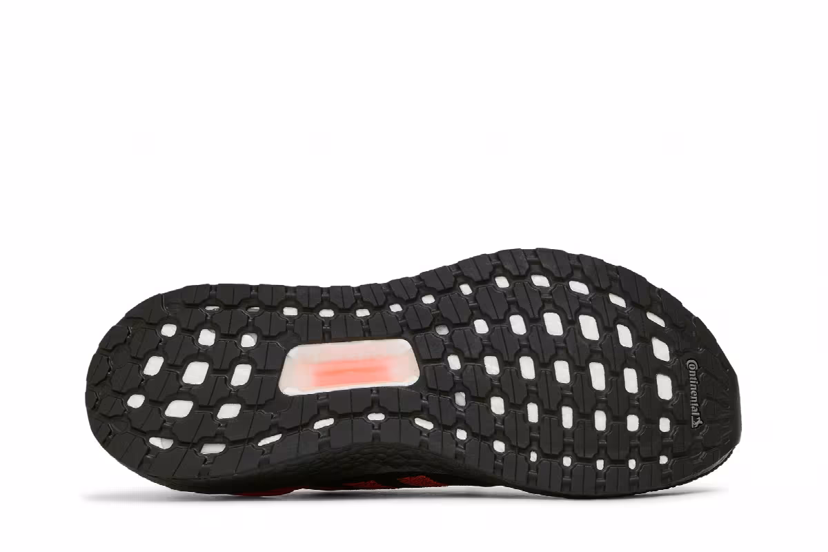 Adidas UltraBoost 20 Black Solar Red, view 5