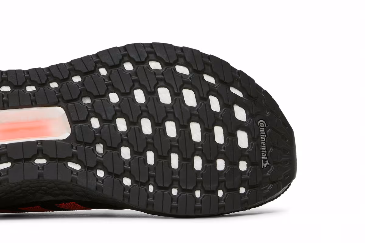 Adidas UltraBoost 20 Black Solar Red, view 6