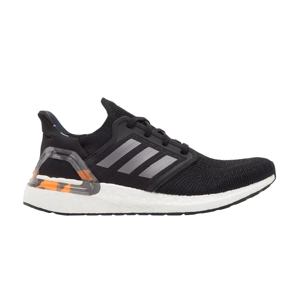 Adidas UltraBoost 20 Black Signal Orange Camo