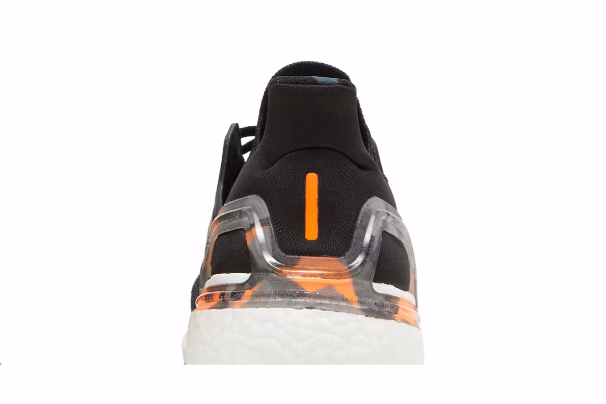 Adidas UltraBoost 20 Black Signal Orange Camo, view 8