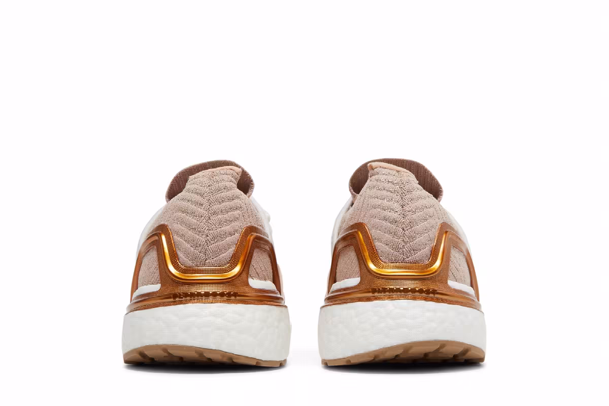 Stella McCartney x adidas Women's UltraBoost 20 Soft Powder Copper Metallic, view 7