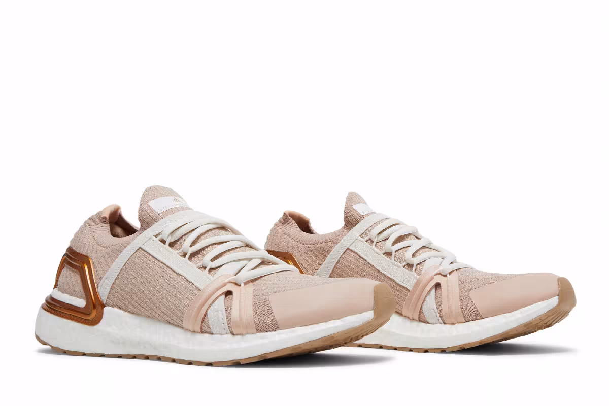 Stella McCartney x adidas Women's UltraBoost 20 Soft Powder Copper Metallic, view 9