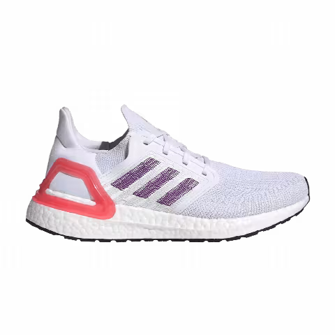 Adidas Wmns UltraBoost 20 'White Purple Crimson'