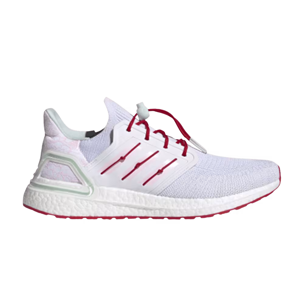 Adidas UltraBoost 20 White Scarlet