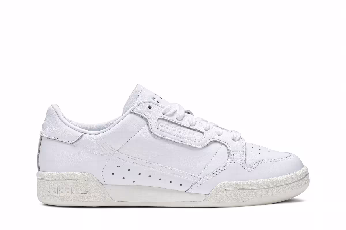 adidas Continental 80 Triple White, view 2