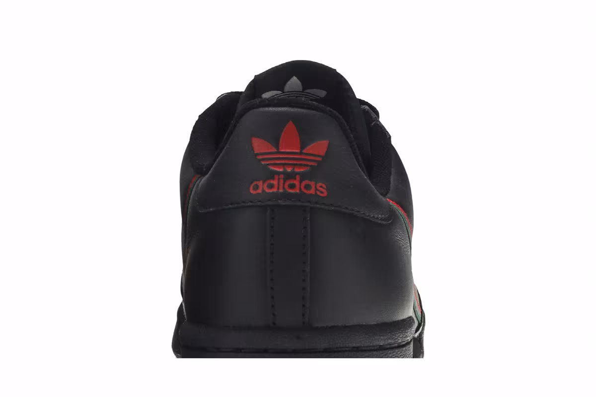 adidas Continental 80 Black Scarlet Green, view 8