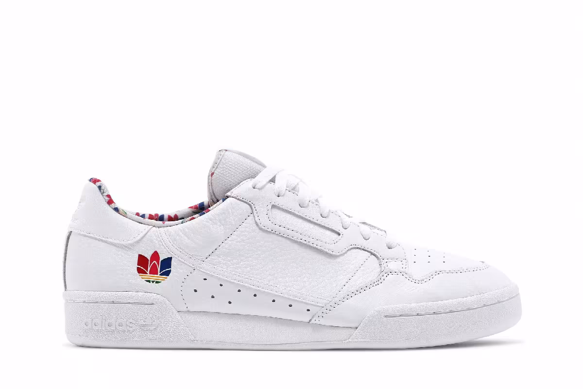 Adidas Continental 80 Colorful Trefoil, view 2