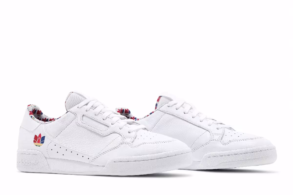 Adidas Continental 80 Colorful Trefoil, view 9