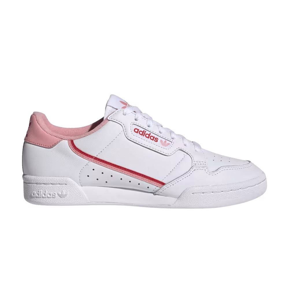 Adidas Women's Continental 80 White Glow Pink