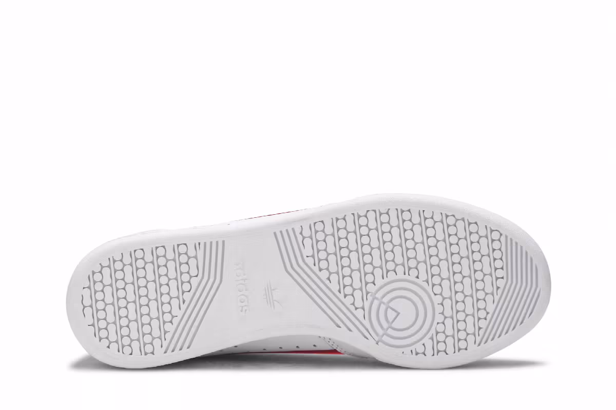 Adidas Women's Continental 80 White Scarlet Flash Red, view 5