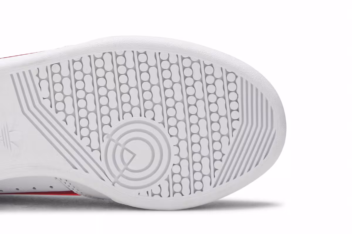 Adidas Women's Continental 80 White Scarlet Flash Red, view 6
