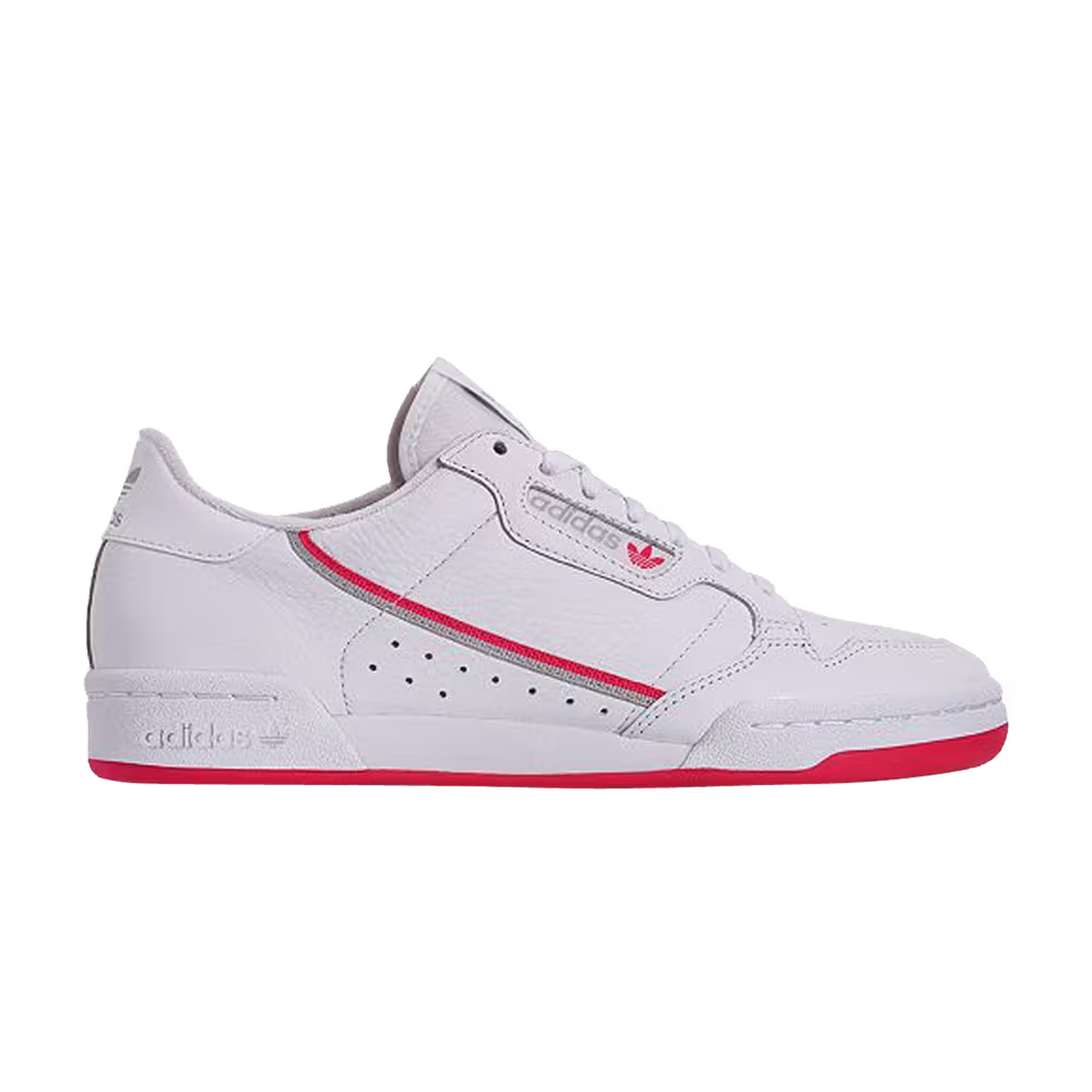 adidas Women's Continental 80 White Shock Red