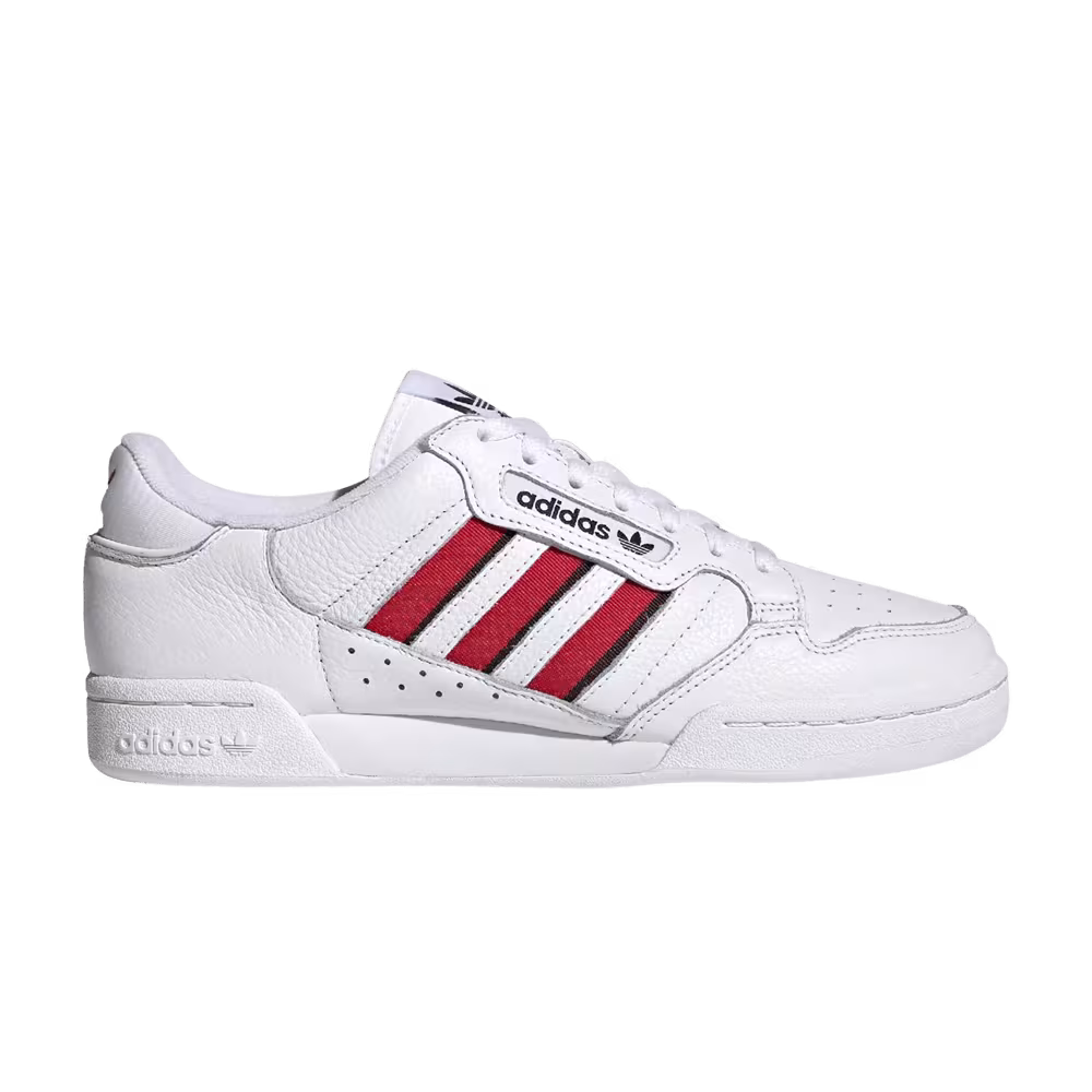 Adidas Continental 80 Stripes White Vivid Red