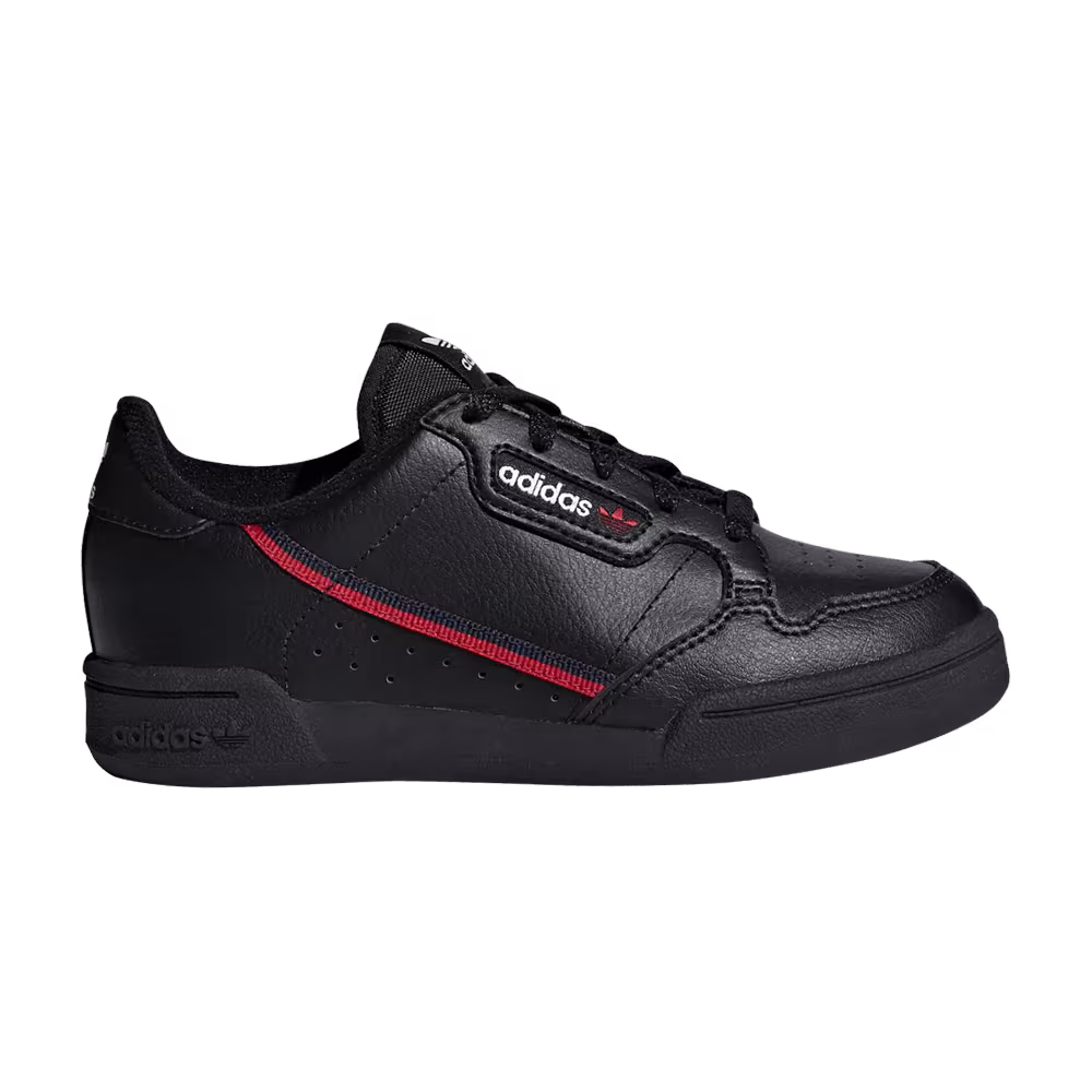Adidas Continental 80 J Black Scarlet