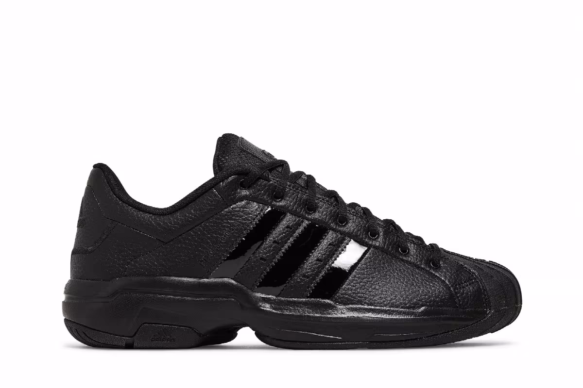 Adidas Pro Model 2G Low Triple Black, view 2