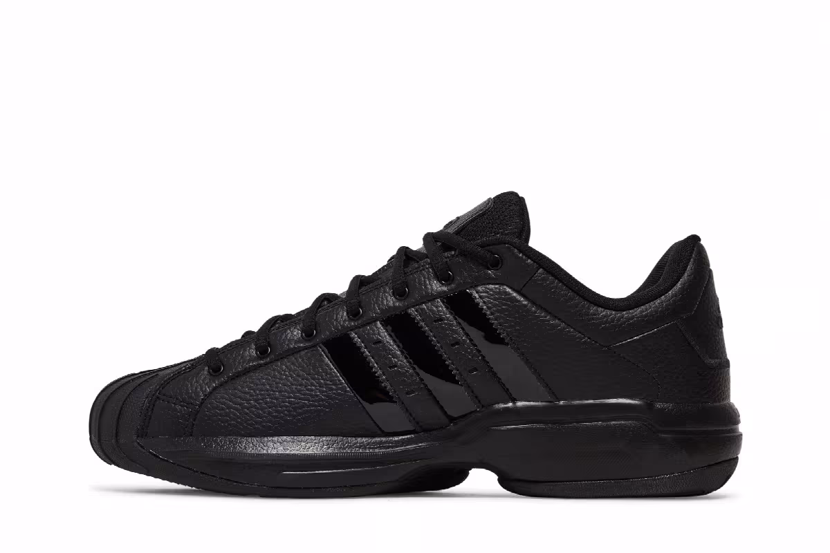 Adidas Pro Model 2G Low Triple Black, view 4
