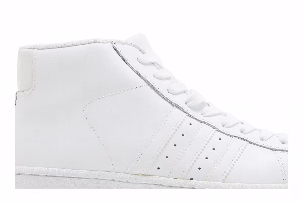 Adidas Pro Model J White, view 3