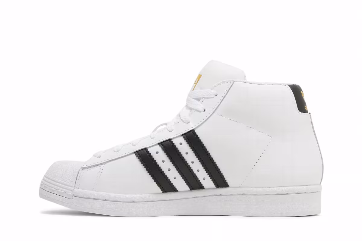 adidas Pro Model J White Black, view 4