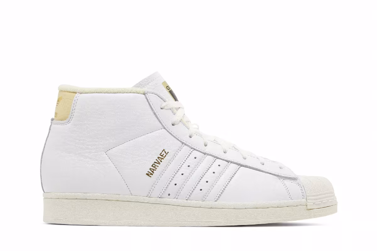 Sam Narvaez x adidas Pro Model ADV Cloud White, view 2