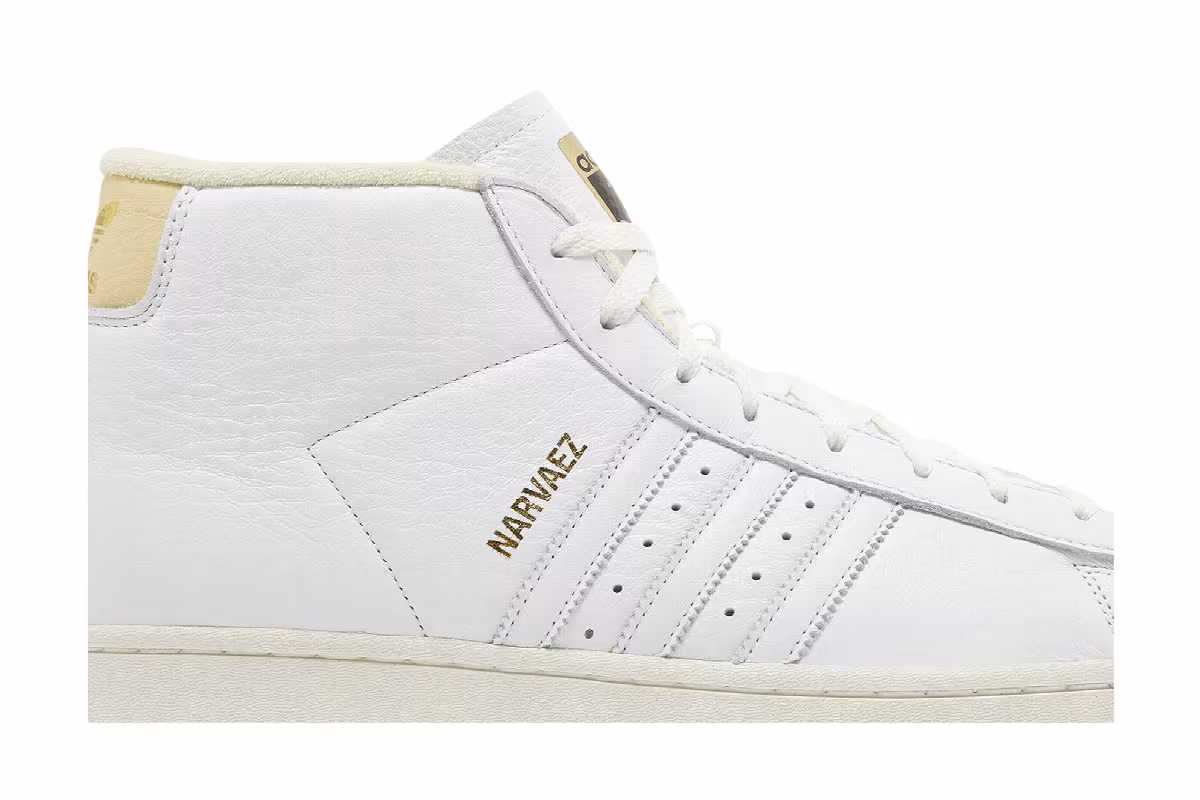 Sam Narvaez x adidas Pro Model ADV Cloud White, view 3