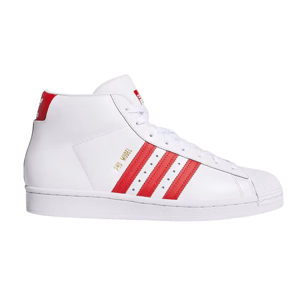 Adidas Pro Model White Scarlet