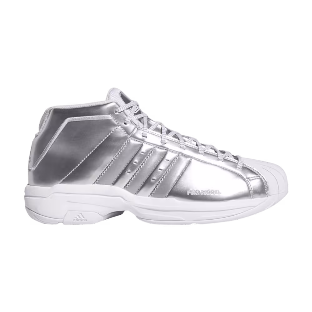 Adidas Pro Model 2G Gold and Silver Metallic