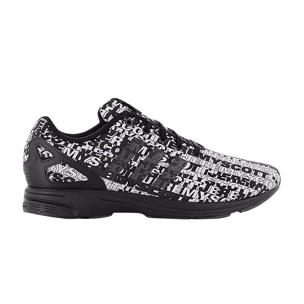 Jeremy Scott x adidas ZX Flux Tech Logo - Black