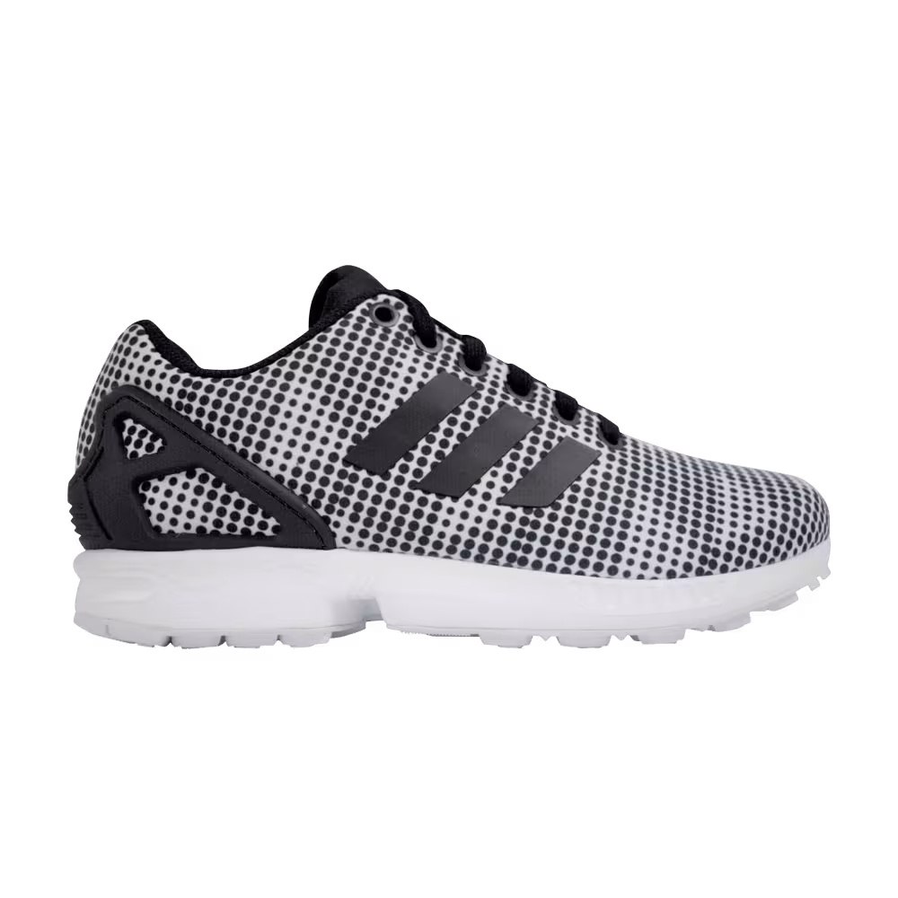 Adidas Women's ZX Flux Black White Polka