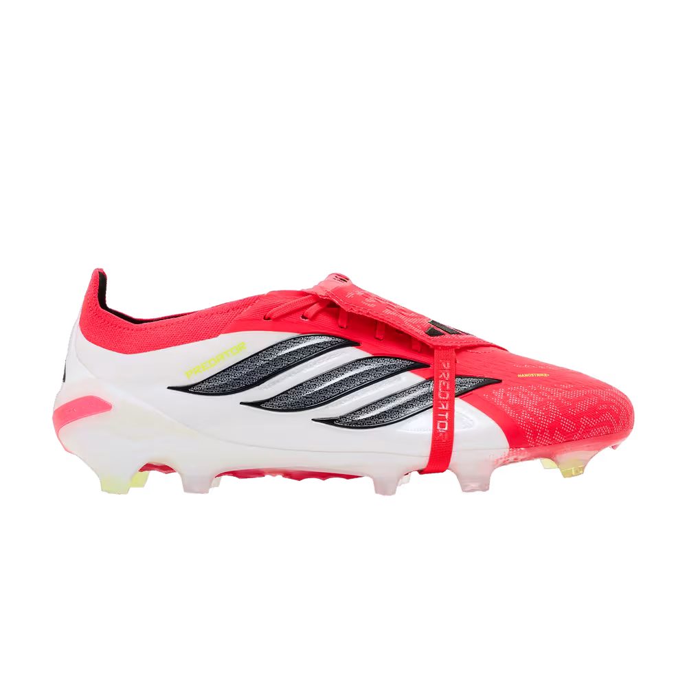 adidas Predator Elite Fold Over Tongue FG Lucid Red Core Black Cloud White