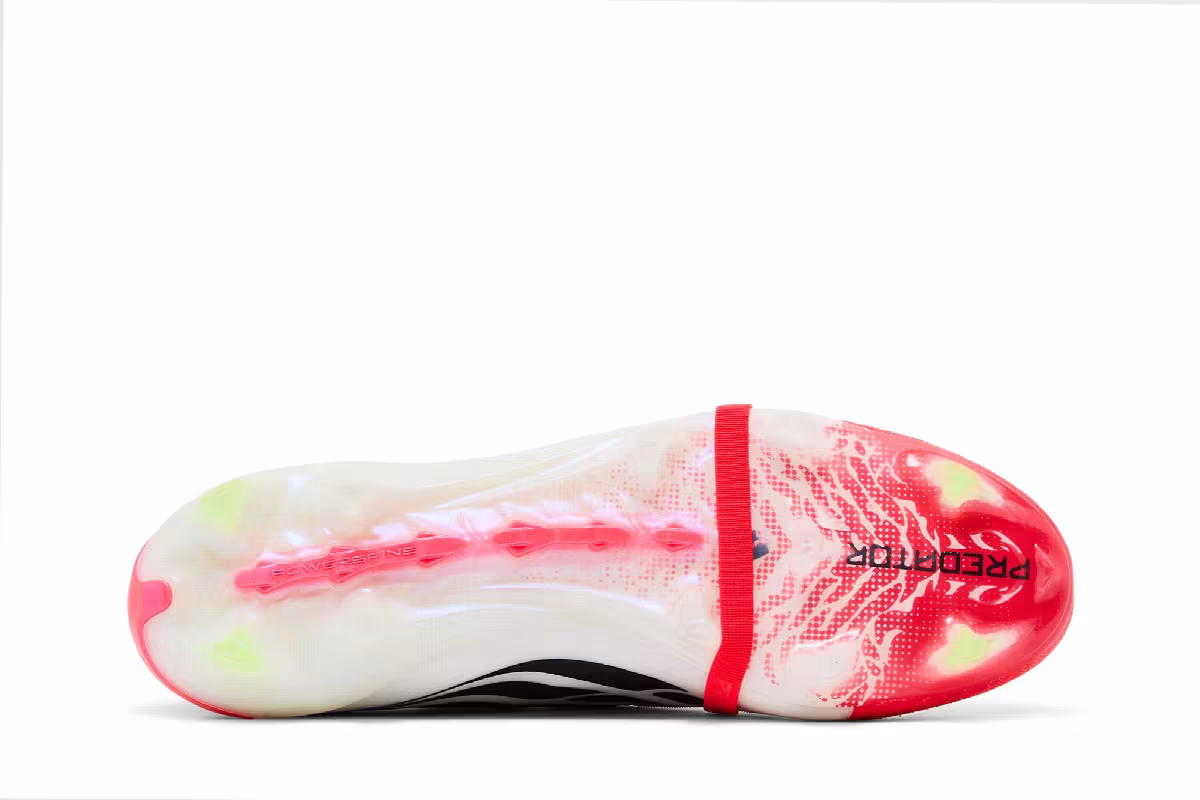 adidas Predator Elite Fold Over Tongue FG Lucid Red Core Black Cloud White, view 5