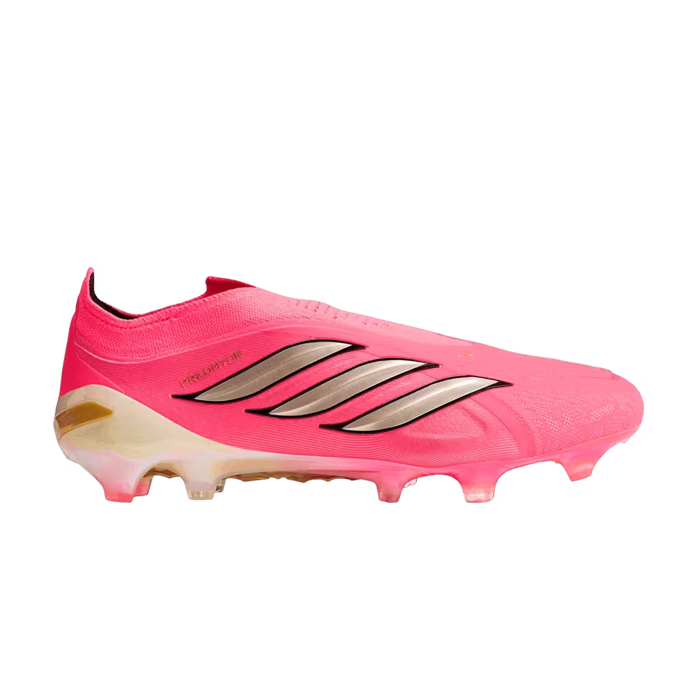 adidas Predator Elite Laceless FG Solar Turbo Thermal Chrome Core Black