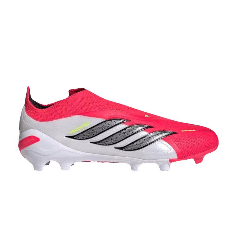 adidas Predator Elite Laceless FG GS Lucid Red Core Black Cloud White