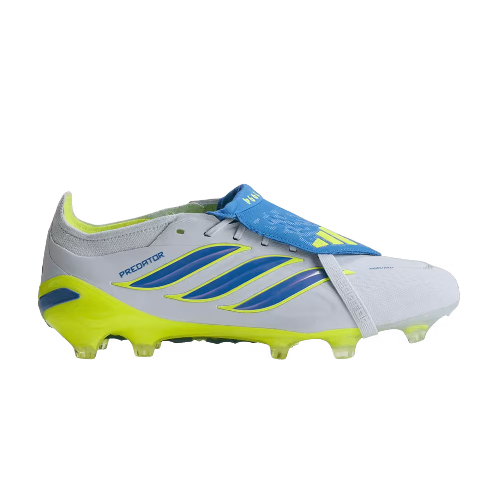 adidas Predator Elite Fold Over Tongue FG Crystal Sky Ray Blue Team Solar Yellow 2