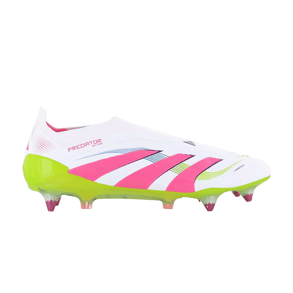 adidas Predator Elite LL SG Laceless White Pink