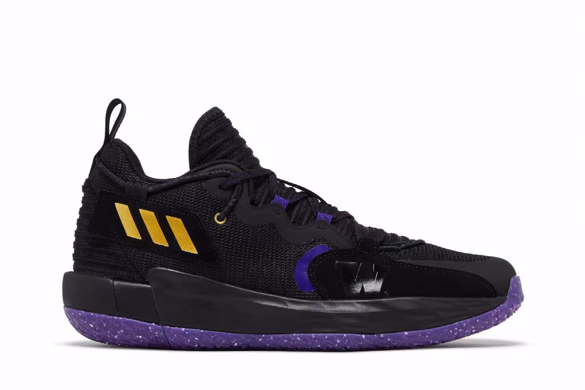 adidas Dame 7 EXTPLY Washington Huskies - Away, view 2